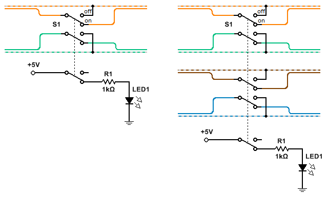 Ethernet toggle switch schematic